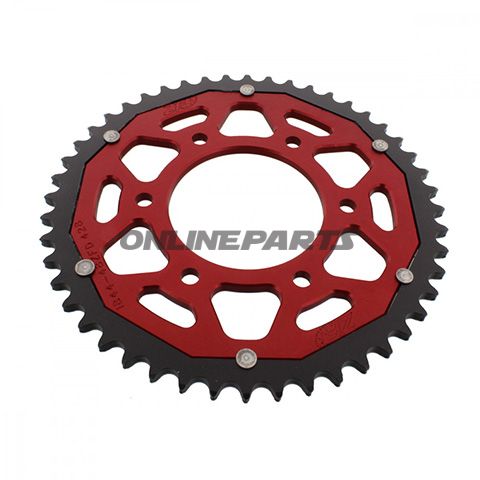 Rear Sprocket Dual 48 Tooth Pitch 428 Redzf Inner Diameter 076 Bolt Spacing 100