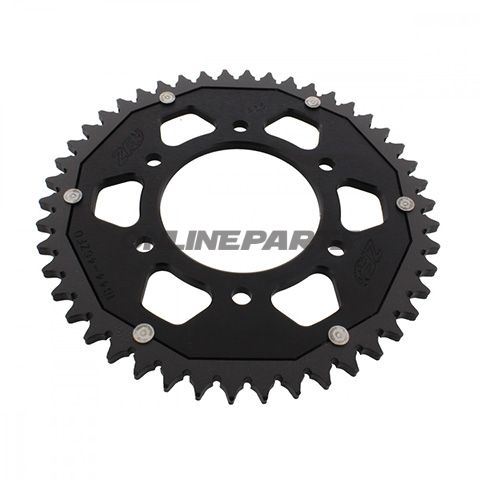 Rear Sprocket Dual 46 Tooth Pitch 428 Blackzf Inner Diameter 076 Bolt Spacing 100