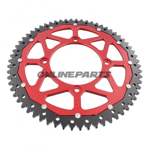 Rear Sprocket Dual 63 Tooth Pitch 428 Redzf Inner Diameter 100 Bolt Spacing 120