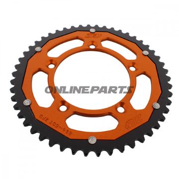 Rear Sprocket Dual 50 Tooth Pitch 420 Orangezf Inner Diameter 098 Bolt Spacing 115