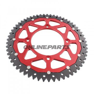 Rear Sprocket Dual 60 Tooth Pitch 420 Redzf Inner Diameter 100 Bolt Spacing 120