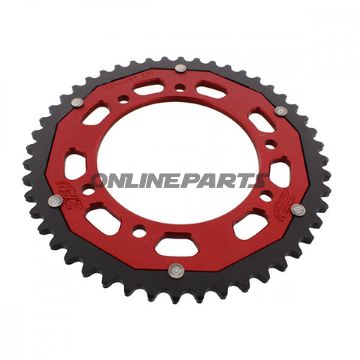 Rear Sprocket Dual 48 Tooth Pitch 420 Redzf Inner Diameter 105 Bolt Spacing 125
