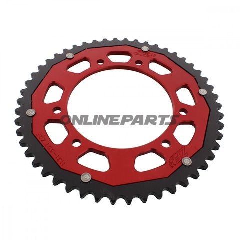 Rear Sprocket Dual 50 Tooth Pitch 420 Redzf Inner Diameter 105 Bolt Spacing 125
