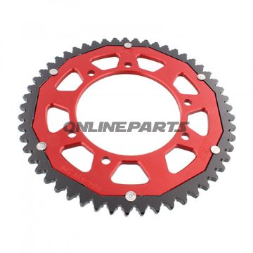 Rear Sprocket Dual 53 Tooth Pitch 420 Redzf Inner Diameter 105 Bolt Spacing 125