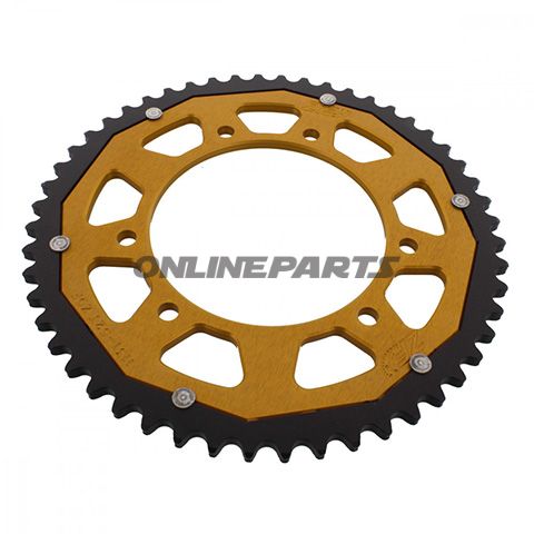 Rear Sprocket Dual 52 Tooth Pitch 420 Goldzf Inner Diameter 105 Bolt Spacing 125