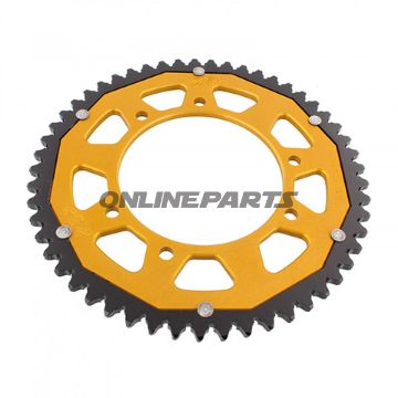 Rear Sprocket Dual 53 Tooth Pitch 420 Goldzf Inner Diameter 105 Bolt Spacing 125