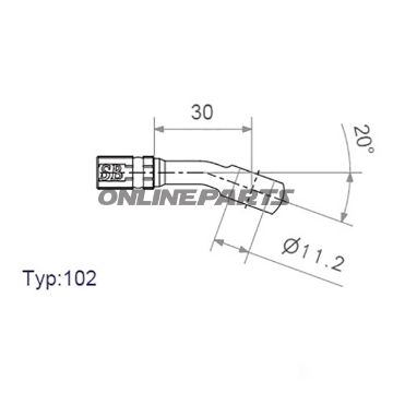 Vario Banjo Fittingtyp102 11.2Mm 20Deg In