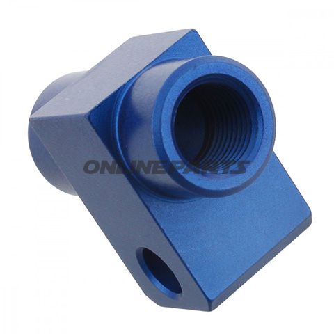 2 Way Distributor Screwed Straighttyp811 M10x1.00 Blue