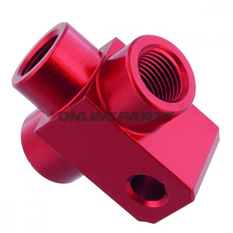 3 Way Manifold Threadedtyp813 Red