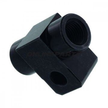 2 Way Distributor Screwed Straighttyp831 3/8 Unf Black