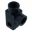 2 Way Distributor Geschr Wityp832 3/8 Unf Black