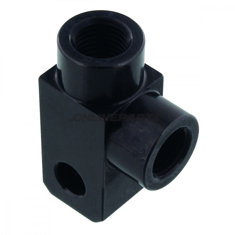 2 Way Distributor Geschr Wityp832 3/8 Unf Black