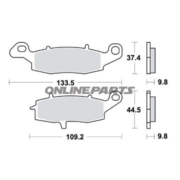 Brake Pads Sintered Sh Trwalternative: 7377047