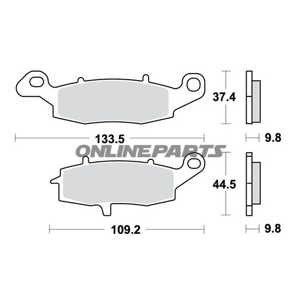 Brake Pads Sintered Sh Trwalternative: 7377047