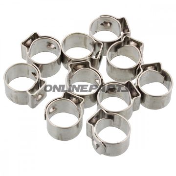Band Clamp 9.0 Jmpwidth 7Mm Stainless Steel 10 Pcs