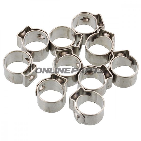 Band Clamp 9.0 Jmpwidth 7Mm Stainless Steel 10 Pcs