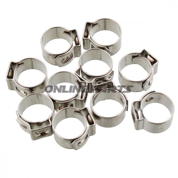Band Clamp 10.0 Jmpwidth 7Mm Stainless Steel 10 Pcs