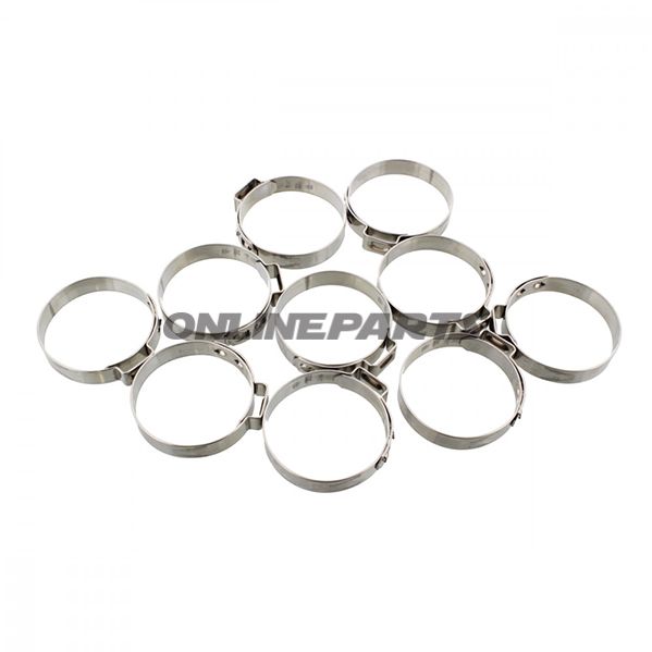 Band Clamp 33.0 Jmpwidth 7Mm Stainless Steel 10 Pcs