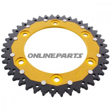 Rear Sprocket Dual 44 Tooth Pitch 520 Goldzf Inner Diameter 134 Bolt Spacing 160