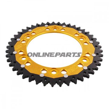 Rear Sprocket Dual 45 Tooth Pitch 520 Goldzf Inner Diameter 134 Bolt Spacing 160
