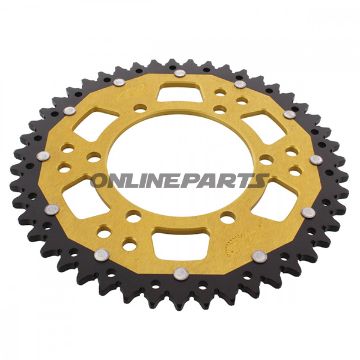 Rear Sprocket Dual 47 Tooth Pitch 520 Goldzf Inner Diameter 106 Bolt Spacing 125