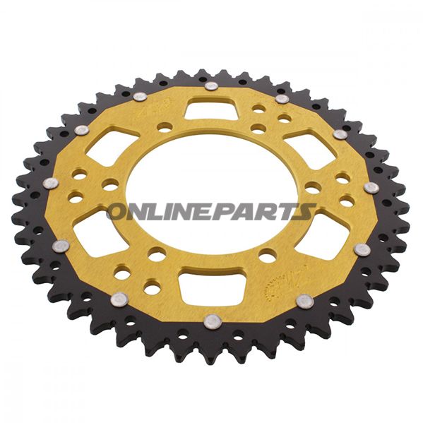 Rear Sprocket Dual 47 Tooth Pitch 520 Goldzf Inner Diameter 106 Bolt Spacing 125
