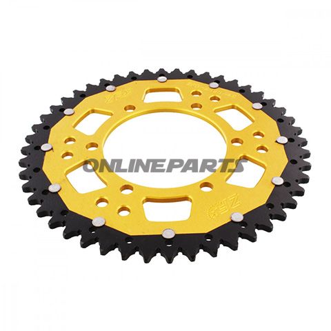 Rear Sprocket Dual 48 Tooth Pitch 520 Goldzf Inner Diameter 106 Bolt Spacing 125
