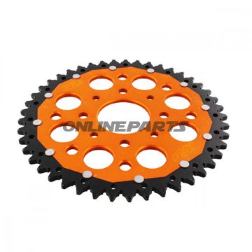 Rear Sprocket Dual 45 Tooth Pitch 520 Orangezf Inner Diameter 058 Bolt Spacing 090