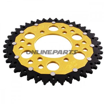 Rear Sprocket Dual 41 Tooth Pitch 520 Goldzf Inner Diameter 080 Bolt Spacing 104