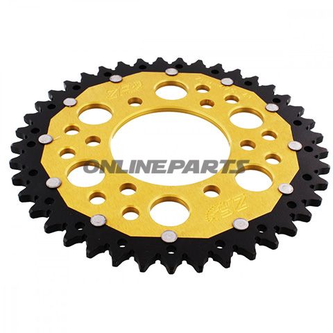 Rear Sprocket Dual 41 Tooth Pitch 520 Goldzf Inner Diameter 080 Bolt Spacing 104