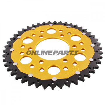 Rear Sprocket Dual 45 Tooth Pitch 520 Goldzf Inner Diameter 080 Bolt Spacing 104