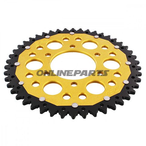 Rear Sprocket Dual 46 Tooth Pitch 520 Goldzf Inner Diameter 080 Bolt Spacing 104