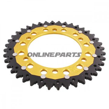 Rear Sprocket Dual 40 Tooth Pitch 520 Goldzf Inner Diameter 110 Bolt Spacing 130