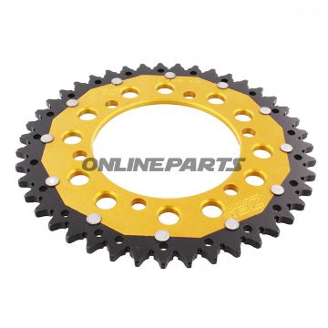 Rear Sprocket Dual 43 Tooth Pitch 520 Goldzf Inner Diameter 110 Bolt Spacing 130