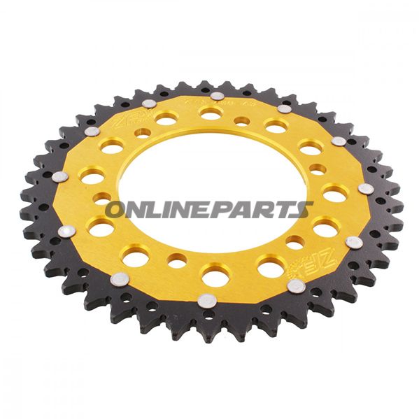 Rear Sprocket Dual 43 Tooth Pitch 520 Goldzf Inner Diameter 110 Bolt Spacing 130