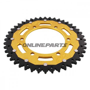 Rear Sprocket Dual 44 Tooth Pitch 520 Goldzf Inner Diameter 110 Bolt Spacing 130