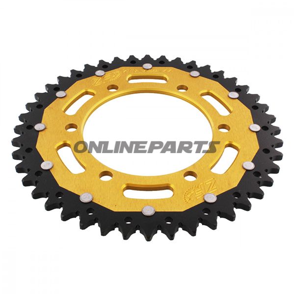 Rear Sprocket Dual 44 Tooth Pitch 520 Goldzf Inner Diameter 110 Bolt Spacing 130