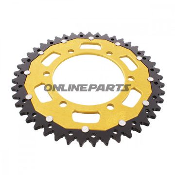 Rear Sprocket Dual 45 Tooth Pitch 520 Goldzf Inner Diameter 110 Bolt Spacing 130