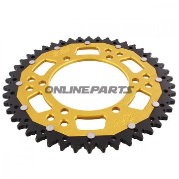 Rear Sprocket Dual 46 Tooth Pitch 520 Goldzf Inner Diameter 110 Bolt Spacing 130