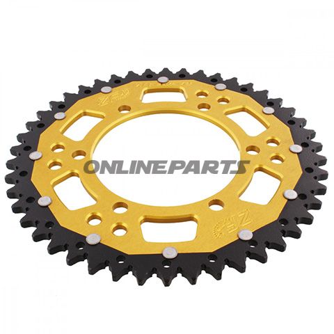 Rear Sprocket Dual 46 Tooth Pitch 520 Goldzf Inner Diameter 110 Bolt Spacing 130