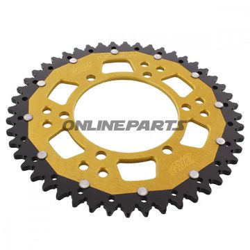 Rear Sprocket Dual 48 Tooth Pitch 520 Goldinner Diameter 110 Bolt Spacing 130