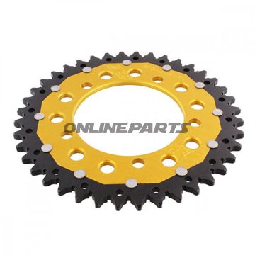 Rear Sprocket Dual 40 Tooth Pitch 520 Goldzf Inner Diameter 100 Bolt Spacing 120