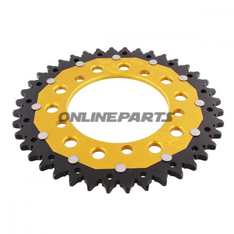 Rear Sprocket Dual 40 Tooth Pitch 520 Goldzf Inner Diameter 100 Bolt Spacing 120