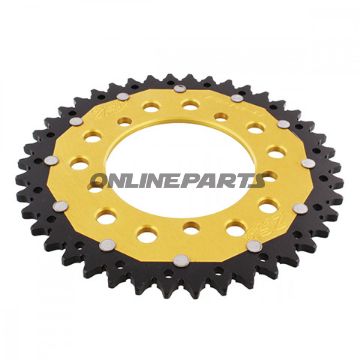 Rear Sprocket Dual 42 Tooth Pitch 520 Goldzf Inner Diameter 100 Bolt Spacing 120