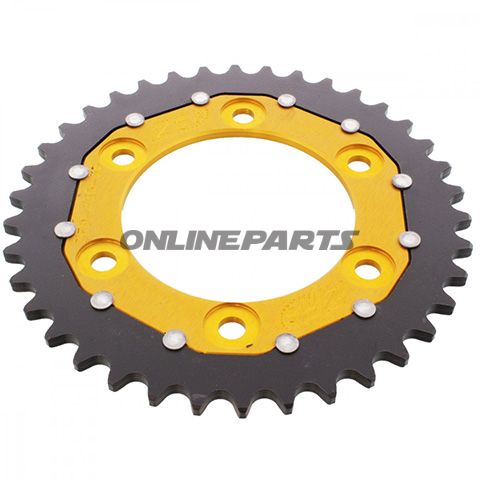 Rear Sprocket Dual 38 Tooth Pitch 520 Goldzf Inner Diameter 100 Bolt Spacing 124