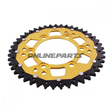 Rear Sprocket Dual 45 Tooth Pitch 520 Goldzf Inner Diameter 100 Bolt Spacing 124