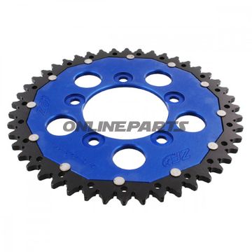 Rear Sprocket Dual 46 Tooth Pitch 520 Bluezf Inner Diameter 087 Bolt Spacing 110