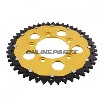Rear Sprocket Dual 46 Tooth Pitch 520 Goldzf Inner Diameter 087 Bolt Spacing 110