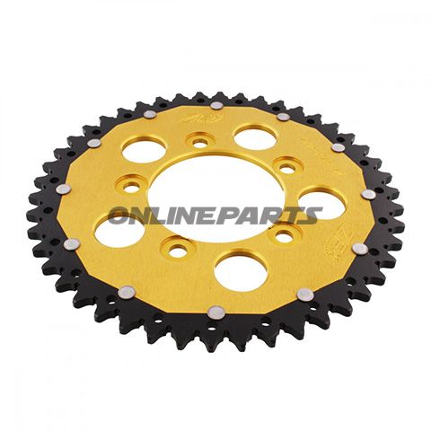Rear Sprocket Dual 46 Tooth Pitch 520 Goldzf Inner Diameter 087 Bolt Spacing 110