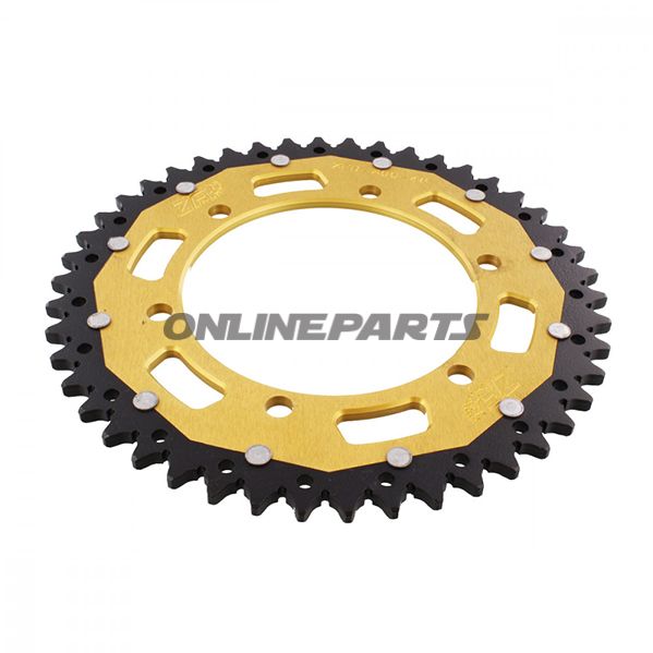 Rear Sprocket Dual 46 Tooth Pitch 520 Goldzf Inner Diameter 125 Bolt Spacing 145